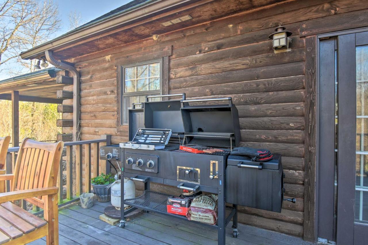 Luxury Pearcy Cabin With 5 Private Acres And Hot Tub! Exteriör bild
