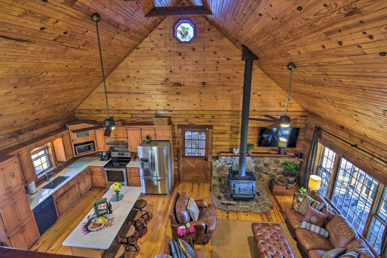 Luxury Pearcy Cabin With 5 Private Acres And Hot Tub! Exteriör bild