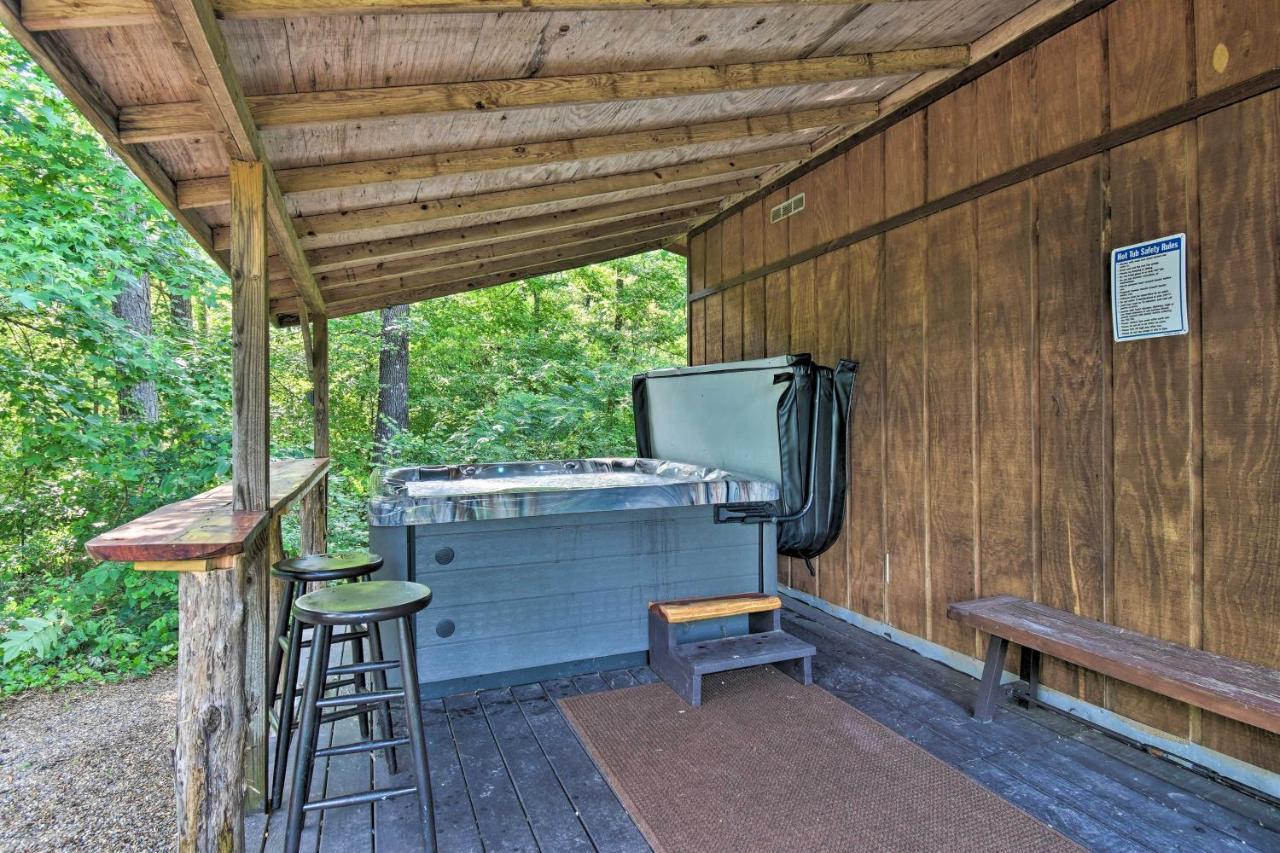 Luxury Pearcy Cabin With 5 Private Acres And Hot Tub! Exteriör bild